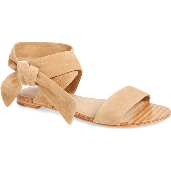 Pour La Victoire Shoes - POUR LA VICTOIRE Lava Ankle Wrap Flat Sandal NWT